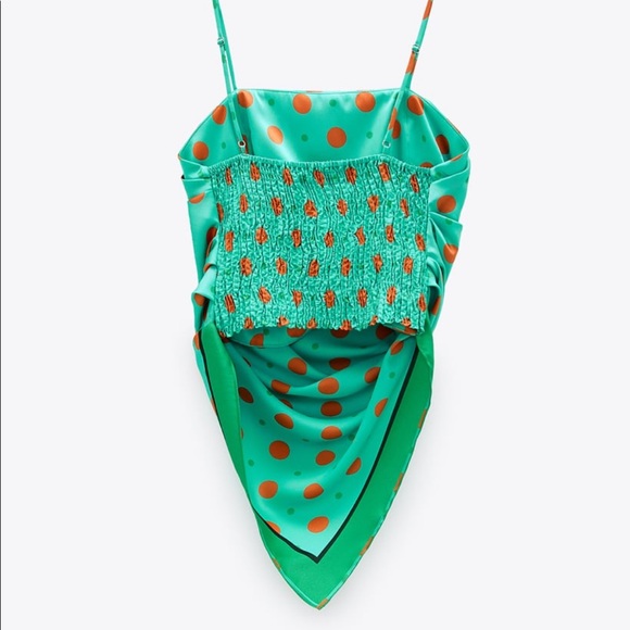 Zara polka dot print top NWT - Picture 4 of 5